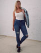 RSQ Curvy Womens High Rise Skinny Jeans image number 1