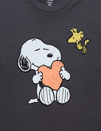 RSQ x Peanuts Love Collection Mens Big Heart Tee
