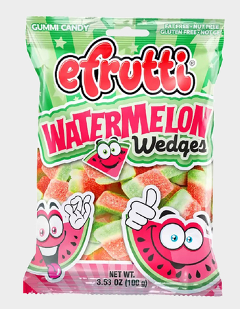 EFRUTTI  Watermelon Wedges Gummi Candy