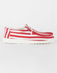 HEY DUDE Wally Patriotic Mens Shoes image number 2