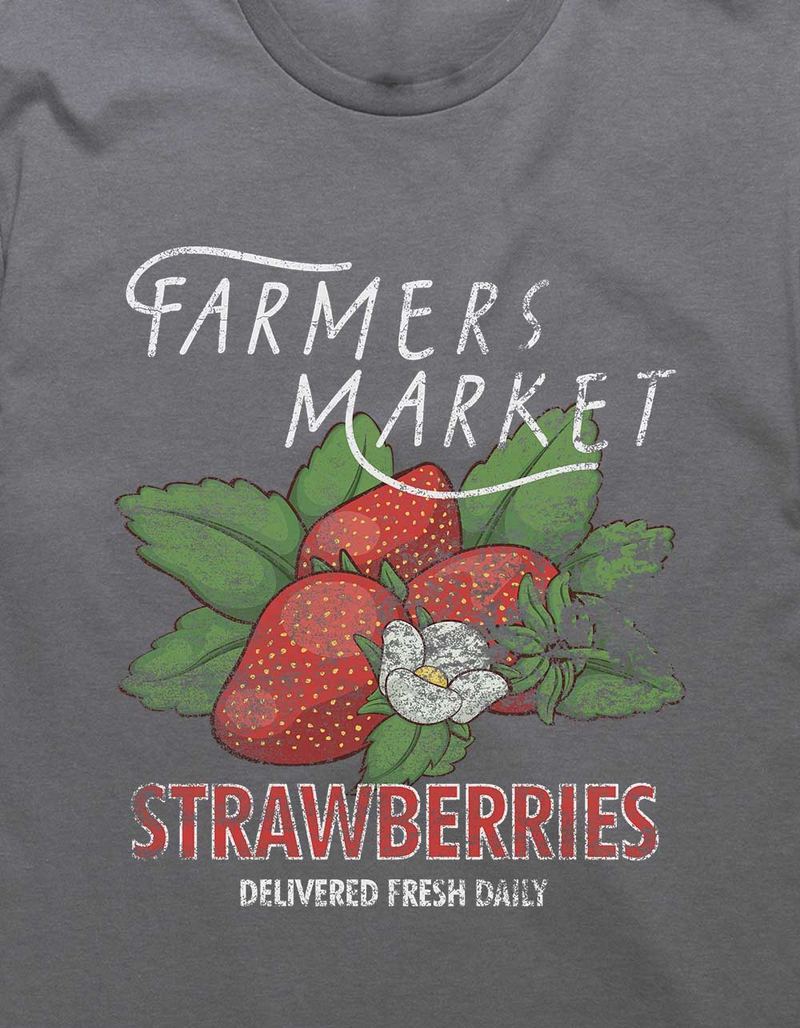 STRAWBERRY Farmers Market Distressed Unisex Tee image number 1