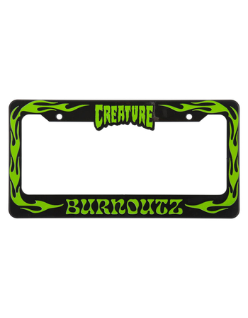 CREATURE Burnoutz License Plate Frame