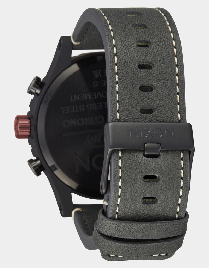 NIXON 51-30 Chrono Leather Watch image number 3