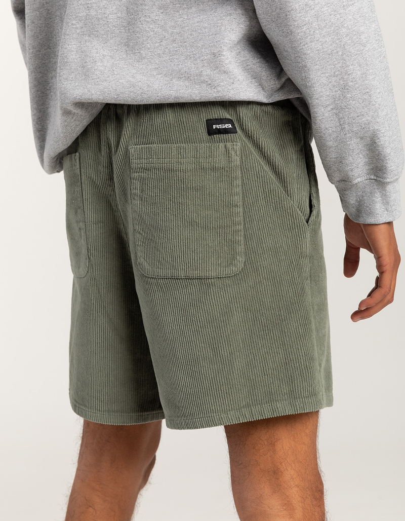RSQ Mens 6’’ Cord Pull On Shorts image number 6