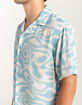 RSQ Mens Texture Blur Camp Shirt image number 7