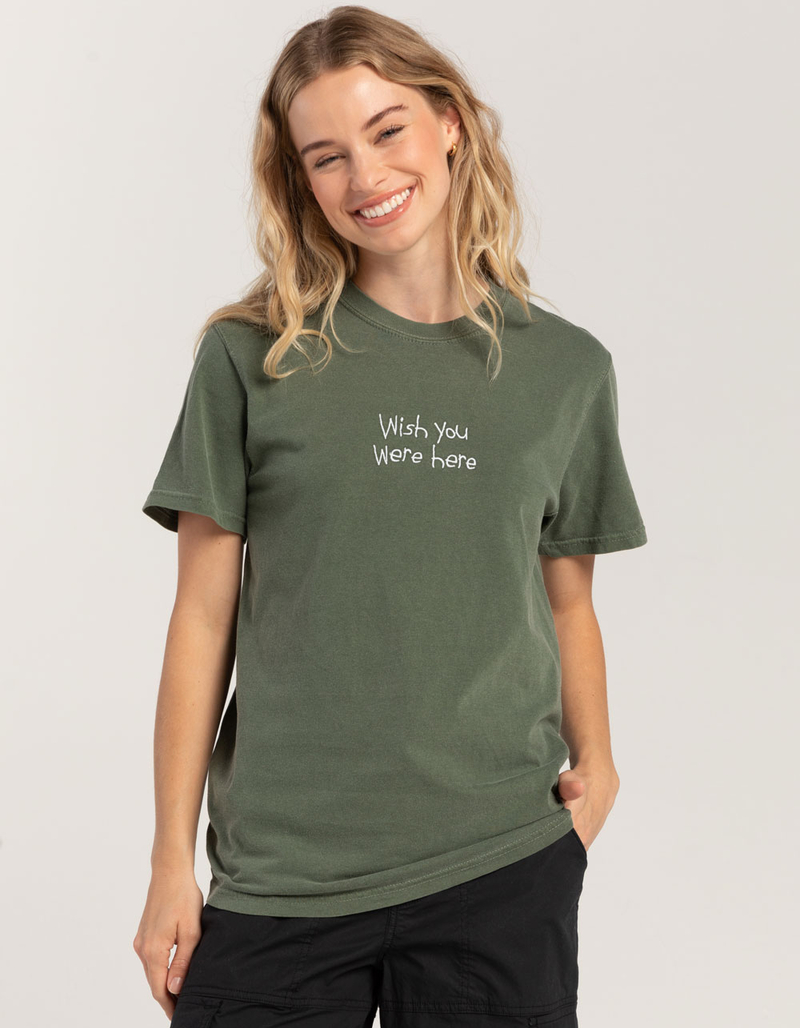 RIOT SOCIETY Wish You Were Here Womens Tee image number 0