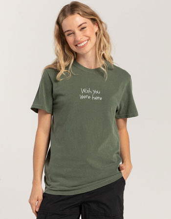RIOT SOCIETY Wish You Were Here Womens Tee