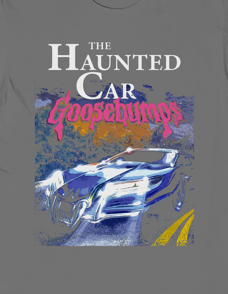 GOOSEBUMPS Haunted Car Unisex Tee image number 1