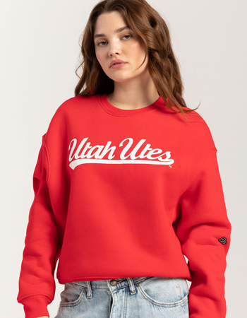 HYPE AND VICE University of Utah Womens Crewneck Sweatshirt