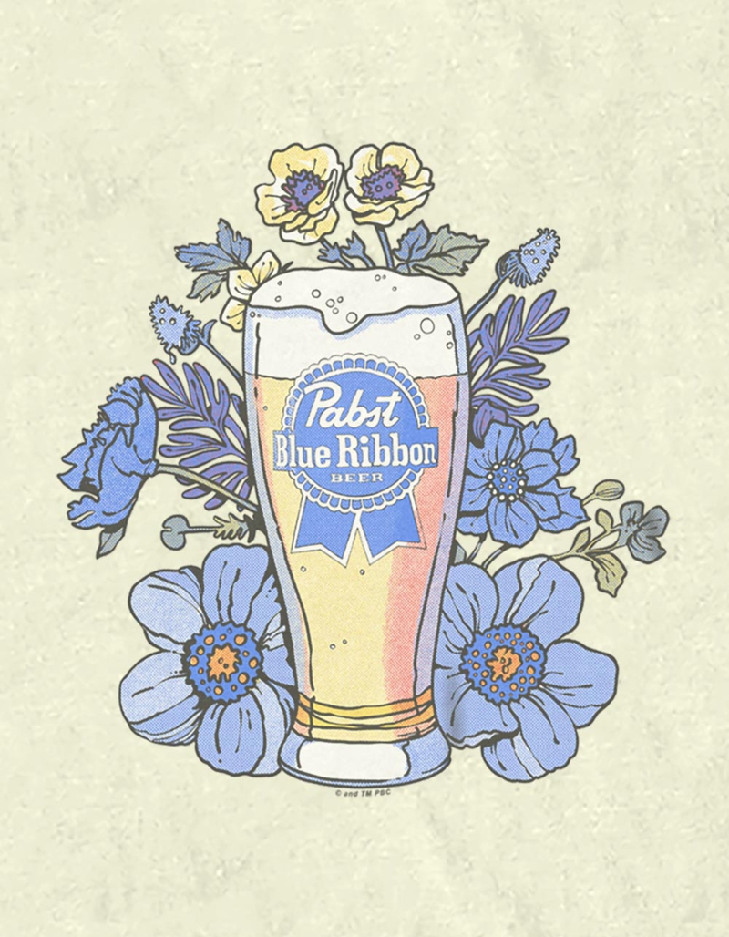 PABST BLUE RIBBON Botanical Beer Unisex Tee image number 1