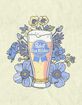 PABST BLUE RIBBON Botanical Beer Unisex Tee image number 2