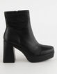 MIA Ilia Womens Square Toe Ankle Booties image number 2