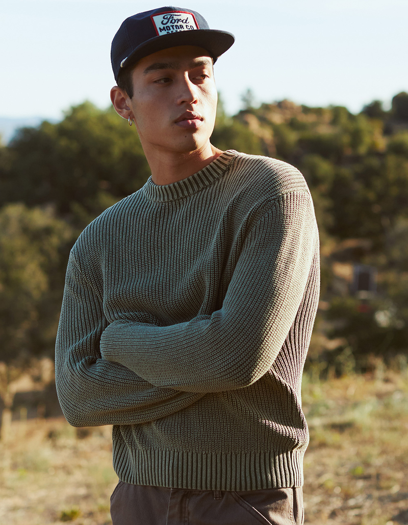 RSQ Mens Washed Sweater image number 0