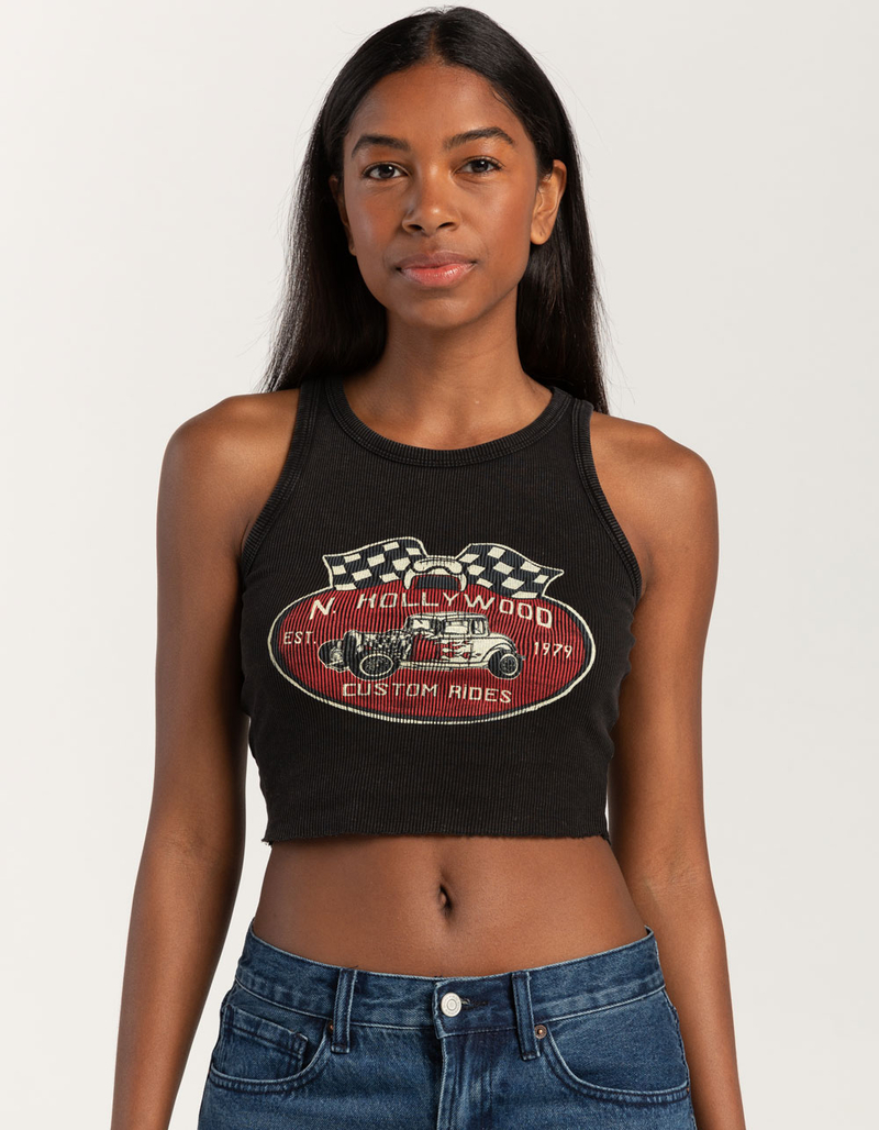 RSQ Womens Hollywood Car Tank Top image number 0