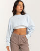 NIKE Sportswear French Terry Womens Crop Crewneck Sweatshirt image number 1