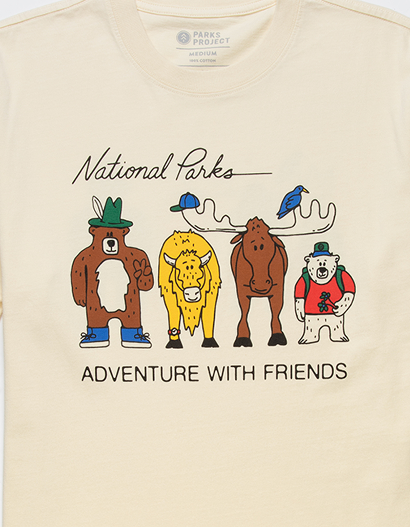 PARKS PROJECT Adventure With Friends Mens Tee image number 3