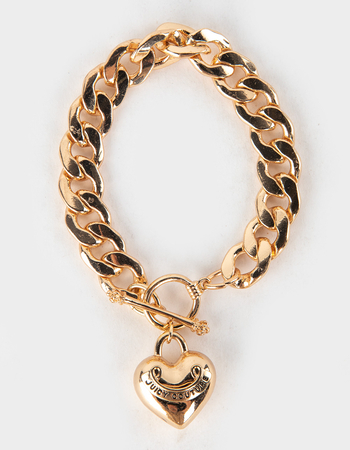 JUICY COUTURE Chain Heart Pendant Bracelet Primary Image