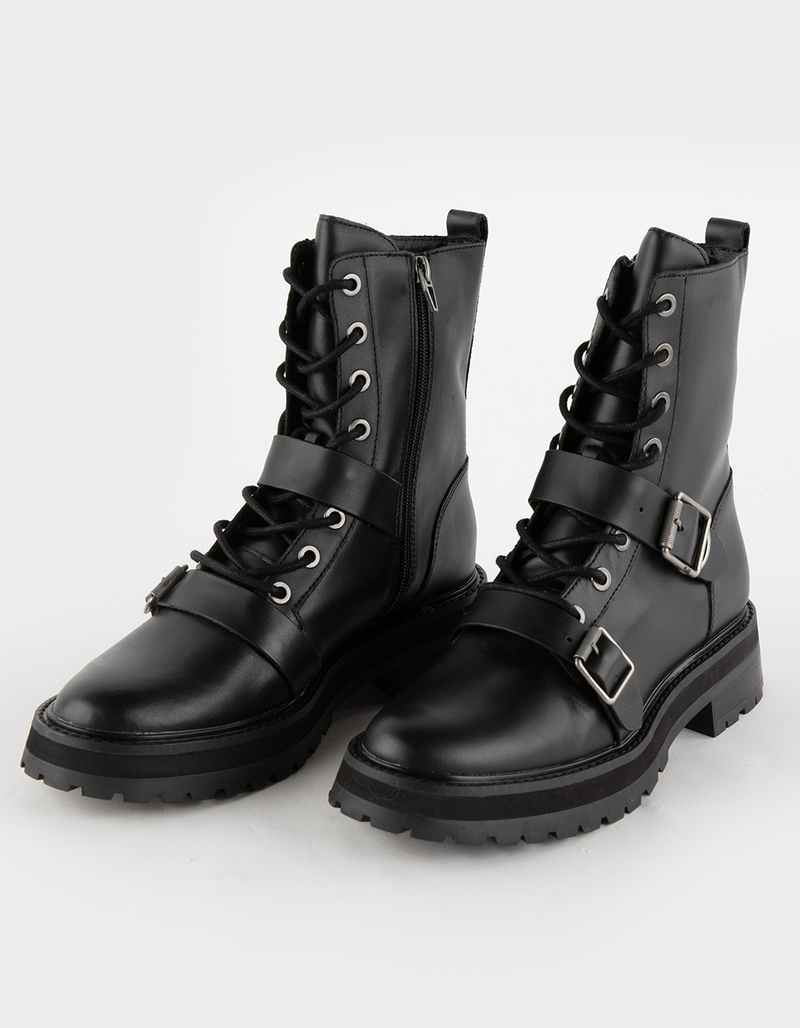DOLCE VITA Ronson Combat Lace Up Womens Boots image number 0
