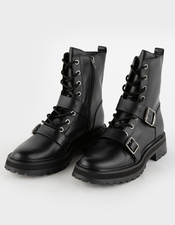 DOLCE VITA Ronson Combat Lace Up Womens Boots Primary Image