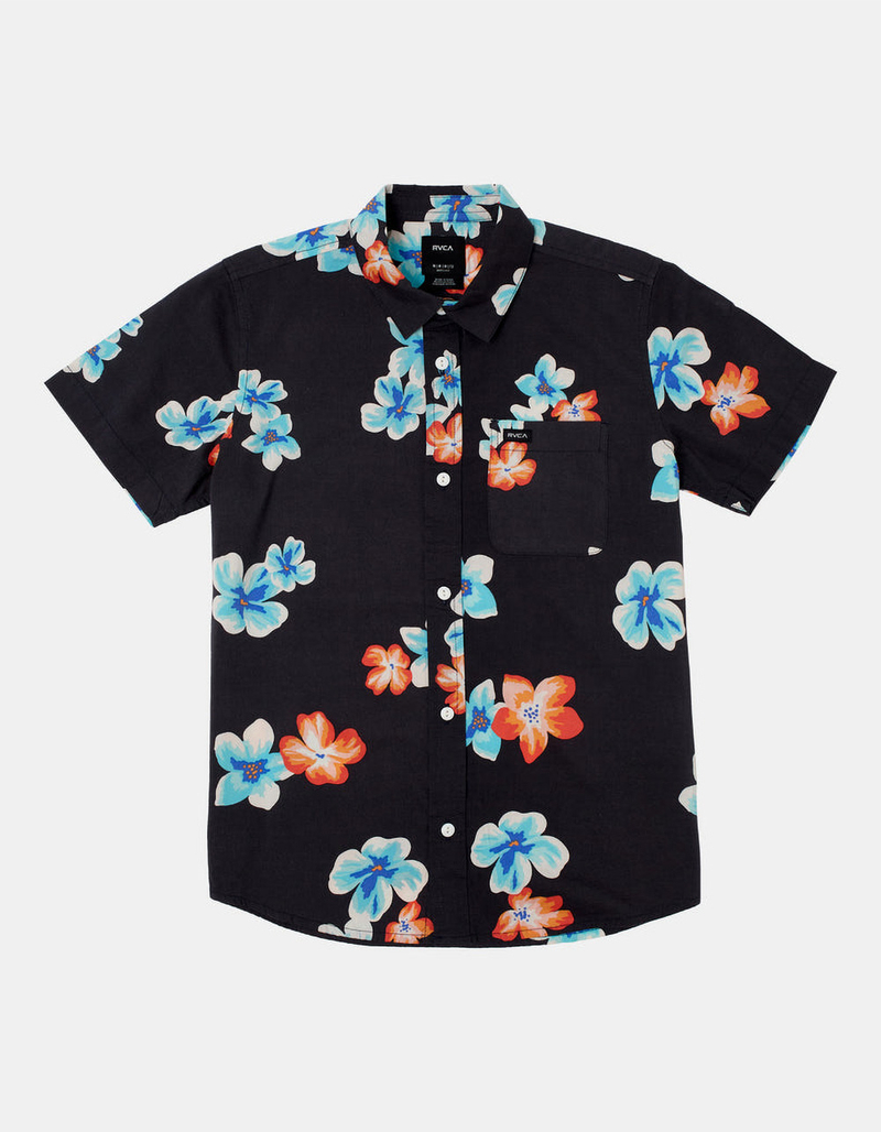 RVCA Anytime Boys Button Up Shirt image number 0