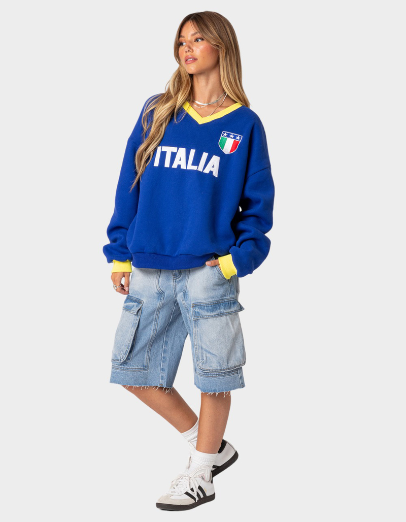 EDIKTED Italy Oversized Womens Sweatshirt image number 2
