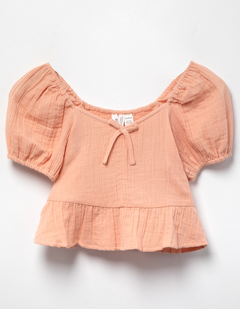 ROXY Angels Like You Smocked Girls Top image number 0