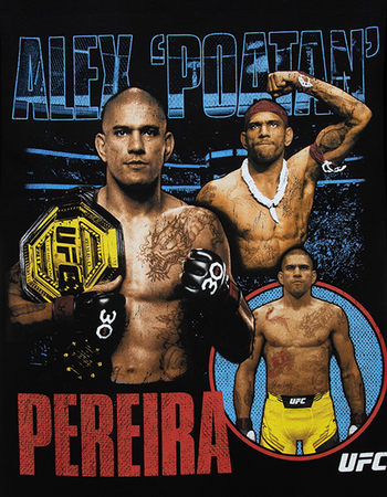 UFC Alex Poatan Pereira Mens Boxy Tee