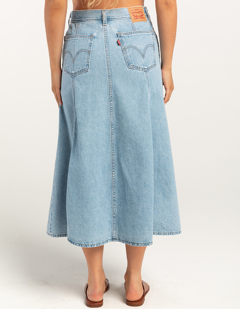 LEVI'S Fit And Flare Womens Denim Midi Skirt - I Will image number 3