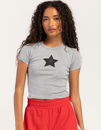 RSQ Womens Star Baby Tee Primary Image