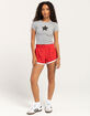 RSQ Womens Mid Rise Piped Bow Shorts image number 5