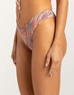 HURLEY Space Dyed Textured V Front Bikini Bottoms image number 3
