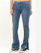 RSQ Womens Side Slit Flare Comfort Jeans image number 3