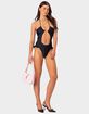 EDIKTED Nea Cut Out One Piece Swimsuit image number 3