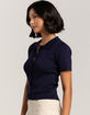 RSQ Womens Button Up Polo Shirt image number 3