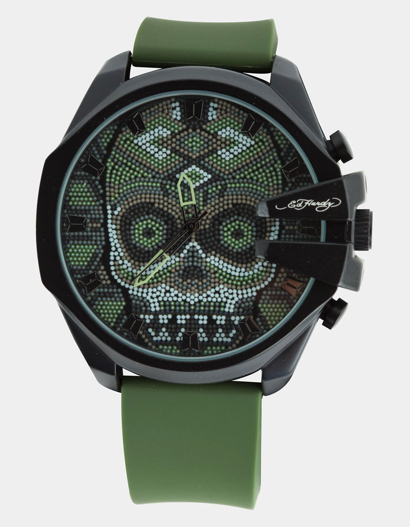 ED HARDY Skull Watch image number 0