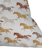 DENY DESIGNS Little Arrow Design Co Wild Horses Orange 16"x16" Pillow image number 2