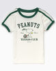 RSQ x Peanuts Double Stripe Girls Ringer Tee image number 2