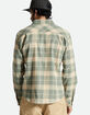 BRIXTON Bowery Stretch Mens Flannel image number 3