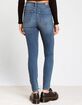 RSQ Curvy Womens High Rise Skinny Jeans image number 4