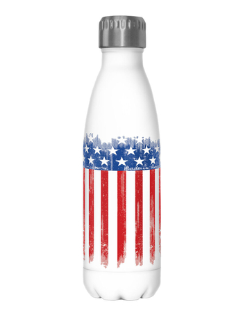 AMERICA 17 oz Distress Flag Water Bottle