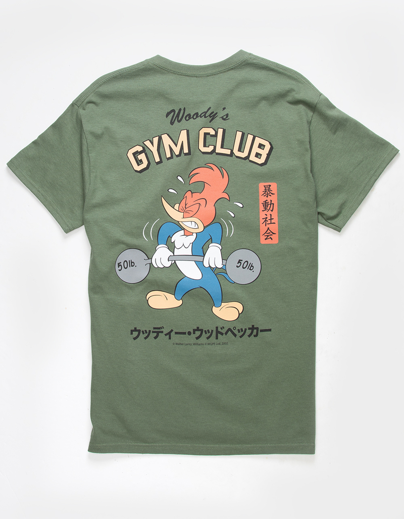 RIOT SOCIETY Woody's Gym Club Mens Tee image number 0