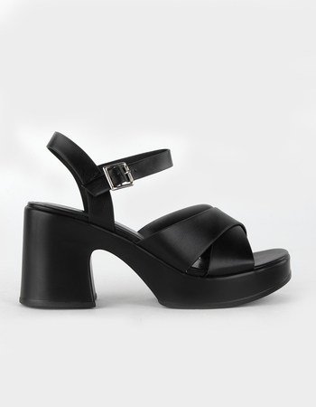 SODA Touch Womens Platform Heel Sandals