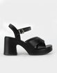 SODA Touch Womens Platform Heel Sandals image number 2