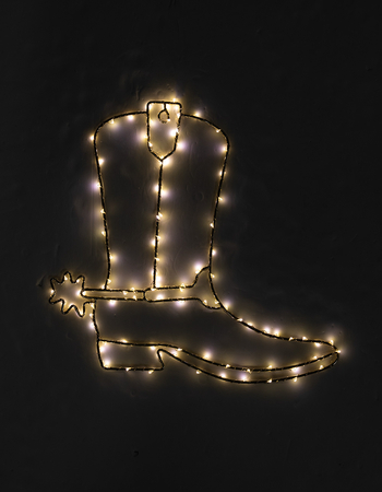 TILLYS HOME Cowboy Boot Light Sculpture