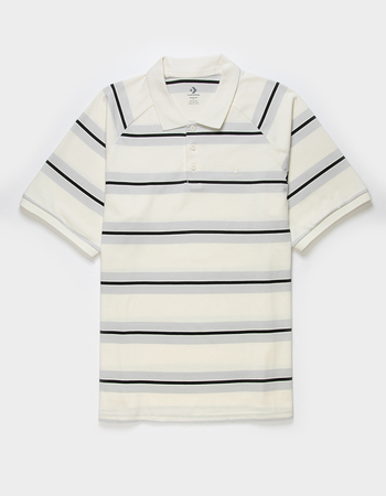 CONVERSE Marquis Stripe Unisex Polo Shirt Primary Image