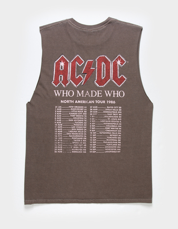AC/DC Who Made Who Tour Mens Muscle Tee