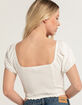 RSQ Womens Linen Corset Top image number 4