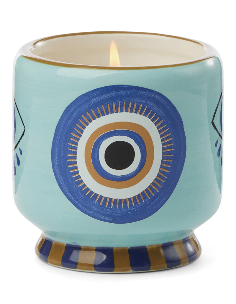 PADDYWAX Adopo 8oz Eye Ceramic Candle - Incense & Smoke image number 1