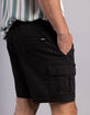 RSQ Mens Cargo Twill Pull On Shorts image number 7