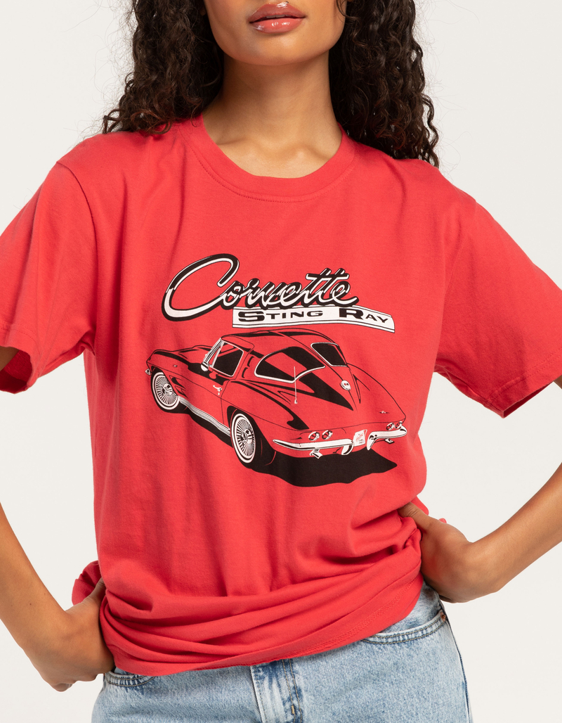 AMERICAN NEEDLE Corvette Sting Ray Womens Tee image number 2
